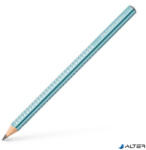 Faber-Castell Grafitceruza, B, háromszögletű, FABER-CASTELL "Sparkle Jumbo", metál óceánkék (111662) - alter