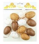  Műanyag Tojástartó 60 Mm, 12 Db Natúr Színkeverék