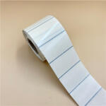  40x40mm átlátszó műanyag címke PP CLEAR 1000 db/40gy + MARKER JEL