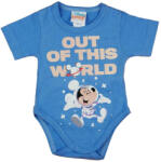 Asti Rövid ujjú űrhajós baba body Mickey egér mintával kék