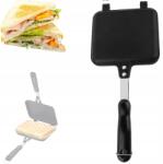  Kétoldalas Reggeliző Pirítós Fa Nyéllel - Gáztűzhelyhez (250304GW05-1)