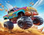 NORIMPEX - Puzzle Tablou Diamant: Monster Truck 30x40 cm - 1 - 39 piese