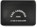 KARL LAGERFELD Husa Karl Lagerfeld Sleeve Saffiano RSG compatibila cu laptop 13 inch, Negru (3666339002282) Geanta, rucsac laptop