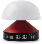 Lexon Ceas cu alarma 3in1 Lexon Mina Sunrise, Lampa LED cu 9 culori, Display Digital, 2000mAh, USB-C, Rosu (3660491206144)