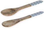 Bizzotto Set 2 linguri servire salata lemn mango maro email Keran 6, 5x1x28h (0551023) Tacam