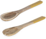 Bizzotto Set 2 linguri servire salata lemn mango maro email portocaliu 6, 5x1x28h (0550951) Tacam