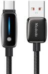 Mcdodo Cablu de Date USB-A Tata la USB-C Tata, McDodo 0020, 6A, Indicator LED, Ajustare Automata a Intensitatii, 1.2m, Negru (CA-0020)