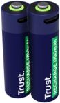Trust Baterii reincarcabile AA Trust, incarcate prin USB-C, putere intrare 1.2W, pachet de 2 bucati (TR-25584)