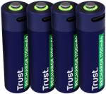 Trust Baterii reincarcabile AA Trust, incarcate prin USB-C, putere intrare 1.2W, pachet de 4 bucati (TR-25631)