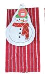 Heinner Set 2 piese bucatarie: suport vase, prosop Snowman (HR-2SET-XSNW) - etoc