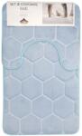 Casa Plastor Set 2 covoare baie Casa Plastor, Honey, 75x45 cm, bleu Covor baie