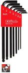 Unior Set chei locas hexagonal cu cap sferic 5/64"-1/4"/ 7 piese (13207) Cheie imbus