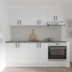 haaus Set Bucatarie Karo V10, Alb, Blat Thermo 28 mm, L 200 cm (918545)