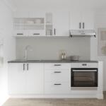 haaus Set Bucatarie Karo V12, Alb, Blat Thermo 28 mm, L 200 cm (918569)