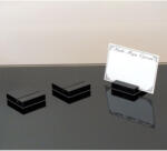Garibaldi Set de 3 Suporturi Pentru Carduri Din Plexiglas, Negru