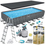 Bestway Keretes medencekert 732 x 366 x 132 cm 11 az 1-ben Bestway 561 kg (561KG)
