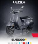 ULTRA Scuter Electric Ultra Motorcross EV5000 5000W, 60V, Baterie 40Ah, Autonomie 40, 100KM, Viteza 90KM H, Sarcina 150KG, Roti 10 Inch (C1153)