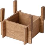 Squarely Bază BaseON culoarea lemnului de stejar nuanță închisă pentru ghiveciul cu sistem de autoudare GrowON (214-4A0)