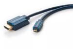 clicktronic Cablu Profesional 3m micro HDMI - HDMI Ultra HD 4K 60Hz cu Ethernet OFC AWG32 aurit Clicktronic (70329) - drumix