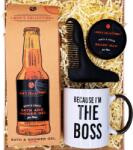 Ats Factory Set Cadou Pentru El - Gel de dus (360 ml), Ceara+accesoriu barba, Cana - pentru barbati, pentru el, sot, iubit, prieten, frate, coleg, sef, vecin, cumnat, verisor, ginere (BT-0039)