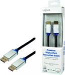 LogiLink Cablu DisplayPort v1.2 mufa tata din ambele parti 3m LOGILINK BDPM30 (BDPM30) - drumix