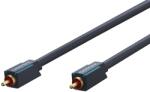 clicktronic Cablu Profesional CLICKTRONIC audio 1x RCA 1m tata-tata aurit OFC cupru COAX 75 ohm Dublu ecranat 70443 (70443) - drumix