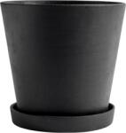 HAY Ghiveci Hay 26 cm negru cu suport (AB394-A936-AB68)