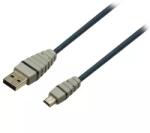Bandridge Cablu USB 2.0 USB A tata - USB Mini 5-pini tata 2metri Bandridge (BCL4402) - drumix