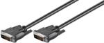 Goobay Cablu DVI-D 24+1p tata - DVI-D 24+1p tata 0.5m Dual-Link Full HD 1080p 1920x1080 WQXGA 2560x1600 Goobay (93295) - drumix