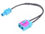 PERPIC Cablu adaptor auto antena Fakra mufa tata - Fakra soclu mama dublu cu cablu PER. PIC. A9663-2 (A9663-2)