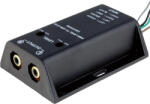 4CarMedia Convertor HI-LOW nivel semnale difuzor la 2x RCA audio aurit 40W intrare cabluri 4CarMedia (30.5000-02) - drumix