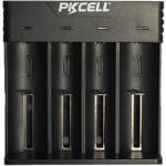 PKCELL Incarcator acumulatori Li-Ion 3.6-3.7V 4x 18650 18490 18350 17670 14650 14500 10440 16340(RCR123A) 26640 22650 21700 20700 PKCEL (PK-8241) - drumix Incarcator baterii