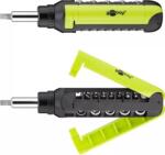 Goobay Set surubelnita cu clichet 8biti CrV si 5 tubulare 3x Phillips PH0 PH1 PH2 3x Capete plane 3mm 5mm 6mm 2x Torx T15 T20 1x adapto (74001) - drumix Surubelnita