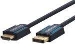 clicktronic Cablu Profesional Clicktronic DisplayPort la HDMI 10m aurit v2.0 4K 60Hz 10.2Gbit/s AWG26 44927 (44927) - drumix