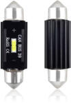AMiO Set becuri auto cu LED CANBUS sofit compatibil C5W 1 SMD 39mm Alb 12/24V, destinat competitiilor auto sau off-road (AM02443)