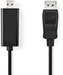 Nedis Cablu DisplayPort v1.2 tata - HDMI tata 4K 30Hz 2m negru Nedis CCGB37100BK20 (CCGB37100BK20) - drumix