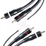 Cabletech Cablu audio 2x RCA 5m dublu ecranat cu remote Cabletech (KPO2687-5) - drumix