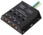 4CarMedia Convertor nivel semnale audio 40W Intrare cabluri iesire 4x RCA aurit 4CARMEDIA (30.5000-04)