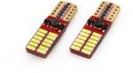 AMiO Set becuri auto cu LED CANBUS compatibil T10e W5W 24 SMD Alb 12V/24V, destinat competitiilor auto sau off-road (AM01287)