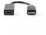 Nedis Cablu adaptor 4K DisplayPort v1.2 tata - HDMI mama 0.2m gri Nedis (CCBW37150AT02) - drumix