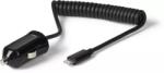 eSTUFF Alimentator incarcator iPhone Lightning Apple 5V 1A intrare 12V/24V cablu 1m eSTUFF (ES80161-BLACK) - drumix