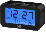 Trevi Ceas desteptator cu LCD SLD 3P50 termometru calendar negru Trevi (SLD 3P50 BK)