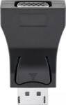 Goobay Adaptor DisplayPort tata - VGA mama contacte aurite Goobay (63489)