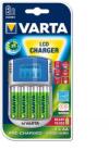 VARTA Incarcator AA AAA cu 4x acumulatori AA 2600mAh LCD Charger 57070 201 451 Varta (57070 201 451) Incarcator baterii