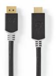 Nedis Cablu DisplayPort v1.4 - HDMI 4K 60Hz 2m aurit antracit Nedis (CCBW37104AT20) - drumix