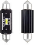 AMiO Set becuri auto cu LED CANBUS sofit compatibil C5W 1 SMD 41mm Alb 12/24V, destinat competitiilor auto sau off-road (AM02444)