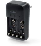 Nedis Incarcator acumulatori NiMH AA/AAA/E-Block 9V Nedis (BACH07) - drumix Incarcator baterii