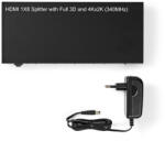 Nedis Splitter HDMI 4K 30Hz 8-porturi 1x intrare HDMI - 8x iesiri HDMI Nedis (VSPL3468AT) - drumix