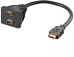Goobay Cablu adaptor HDMI la 2x HDMI aurit Goobay (68784)