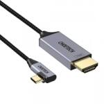 Choetech Cablu USB Type C 90grade - HDMI 1.8m Choetech XCH-1803 (XCH-1803) - drumix